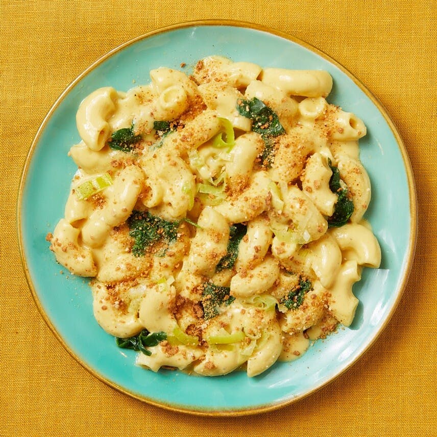 Mac and Greens with Cashew Cream